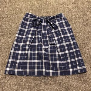 Madewell Plaid Skirt